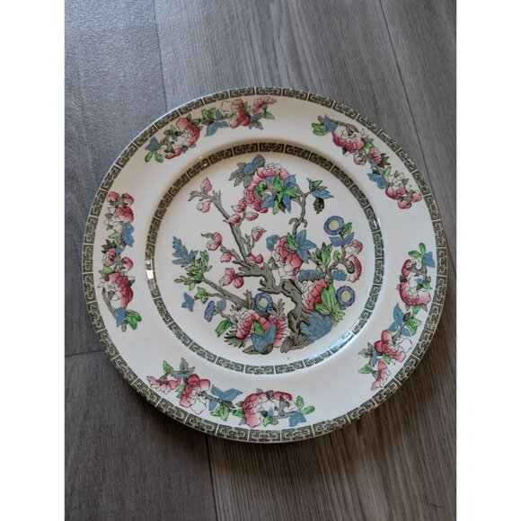 Johnson Bros "Indian Tree" 9-Inch Decorative Plate England Floral Motif Vintage - Picture 1 of 6
